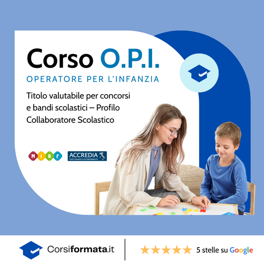 CORSO OPI – Operatore dell’Infanzia